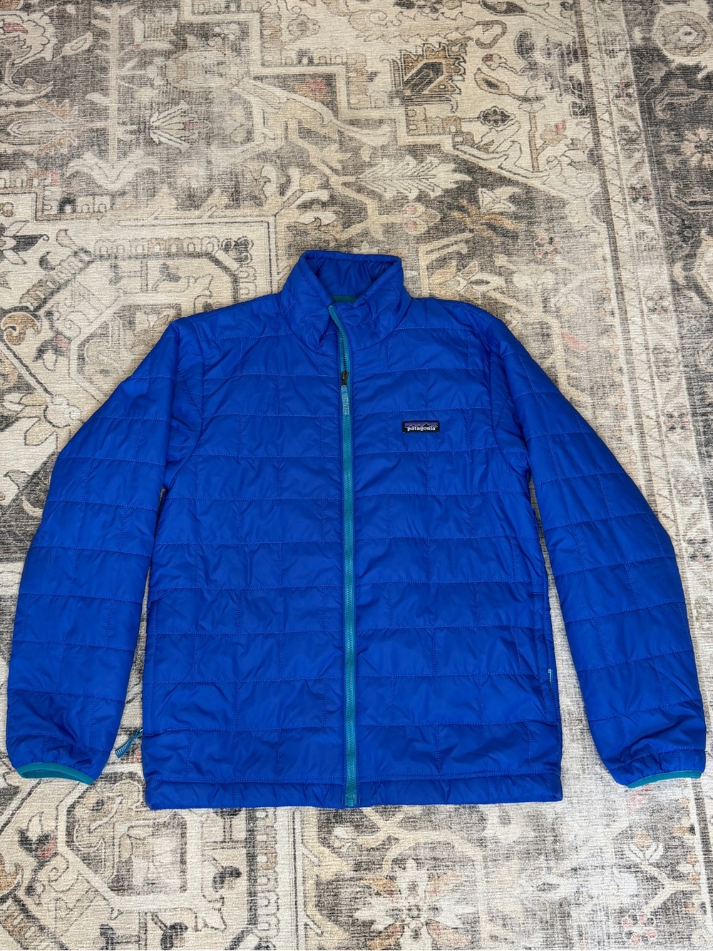 Patagonia Royal Blue Quilted Lightweight Puffer Jacket